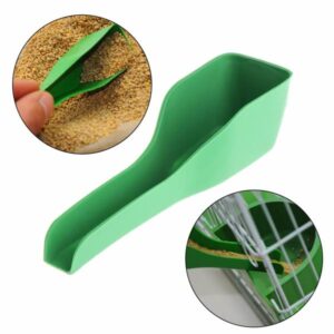Bird Parrot Feeder Spoon, Add More Food Feeding Tableware Utensil, Grain Tools for Pigeon Chicken Bird