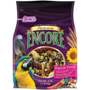 Brown's Encore Premium Parrot Bird Food By Brown